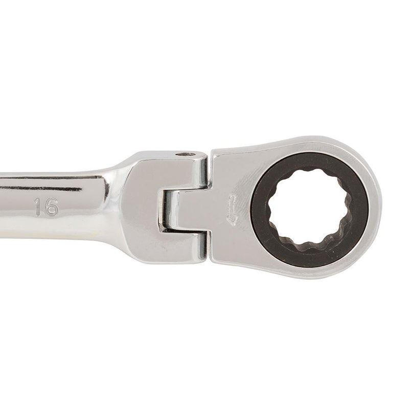 Silverline Flexible Head Ratchet Spanner 16mm Silverline - Dynamic Drive