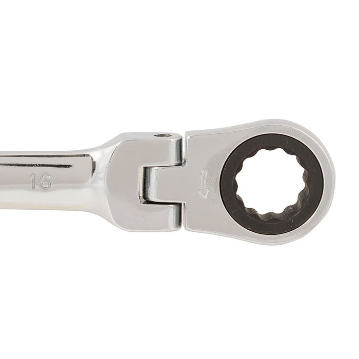 Silverline Flexible Head Ratchet Spanner 16mm Silverline - Dynamic Drive