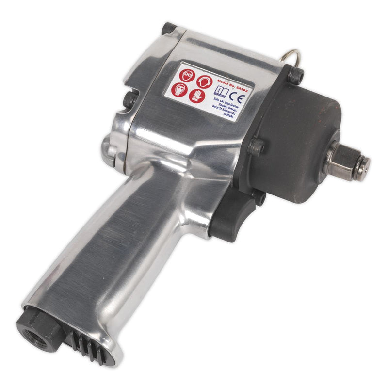 Sealey Air Impact Wrench 1/2Inchsq Drive Compact - Twin Hamm Sealey - Dynamic Drive