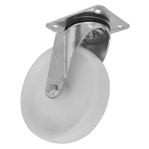 Sealey Heavy-Duty Nylon Swivel Castor Wheel80mm Trade SCW480SPEM Sealey - Dynamic Drive