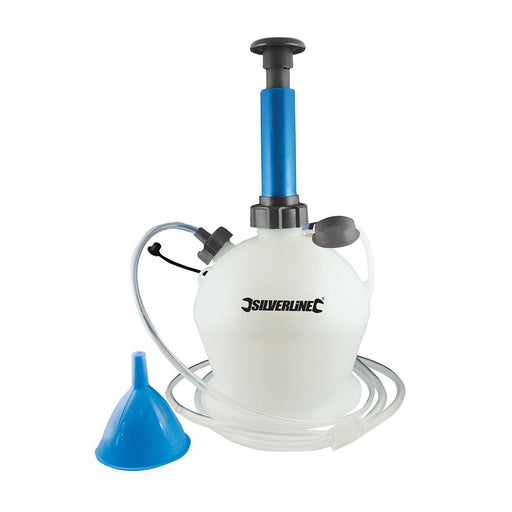 Silverline Oil & Fluid Extractor Pump 4Ltr 4Ltr Silverline - Dynamic Drive