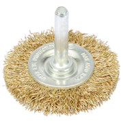 Draper Brassed Steel Crimped Wire Wheel Brush, 50mm 41427 Draper - Dynamic Drive