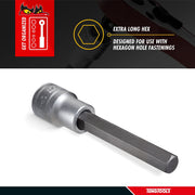 Teng Tools 1/2" Extra Long Hex Bit Socket Metric 10mm Teng Tools - Dynamic Drive