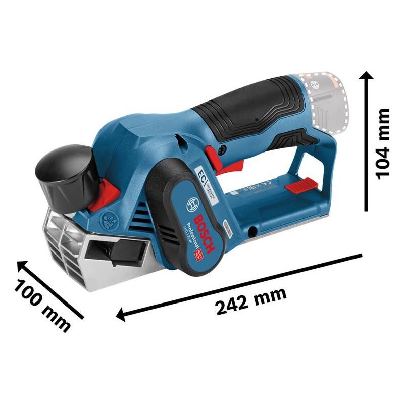 Bosch GHO 12V-20 Professional Planer 12V Bare Unit Bosch - Dynamic Drive