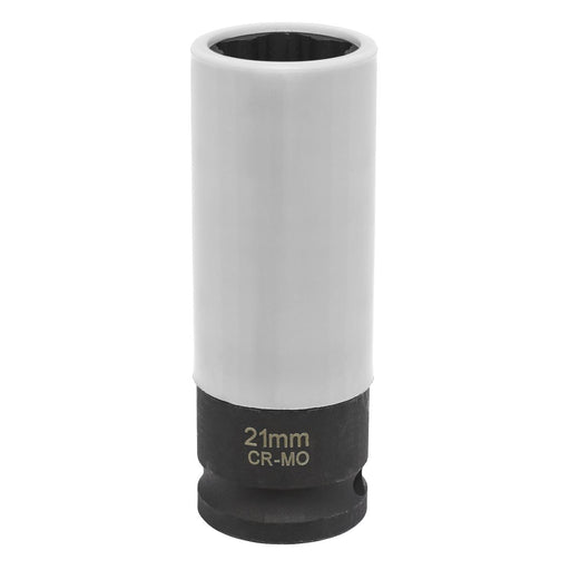 Sealey Alloy Wheel Impact Socket 1/2" Drive 21mm Star Profile for Hyundai Sealey  - Dynamic Drive