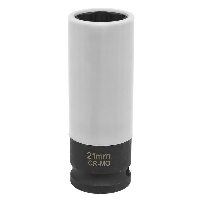 Sealey Alloy Wheel Impact Socket 1/2" Drive 21mm Star Profile for Hyundai Sealey  - Dynamic Drive
