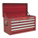 Sealey Topchest 6 Drawer with Ball-Bearing Slides - Red Sealey  - Dynamic Drive