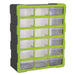 Sealey Cabinet Box 18 Drawer Hi-Vis Green/Black APDC18HV Sealey - Dynamic Drive
