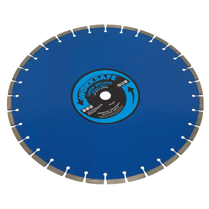 Sealey Premium Blue WDH Diamond Blade450 x 25mm WDH450 Sealey  - Dynamic Drive