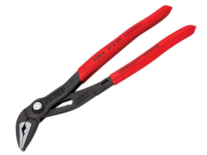 Knipex Cobra® ES Extra Slim Water Pump Pliers PVC Grip 250mm Knipex - Dynamic Drive