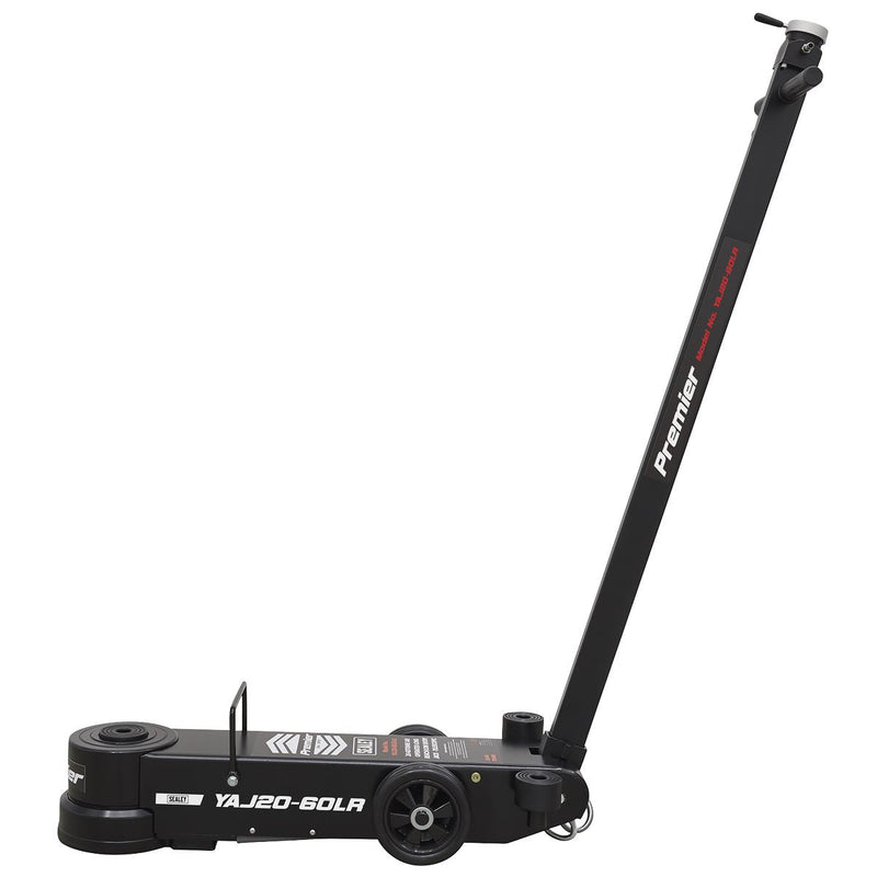 Sealey Air Operated Jack 20-60 Tonne Telescopic Long Reach/Low Profile Sealey - Dynamic Drive