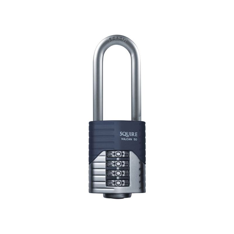 Squire Vulcan Long Boron Shackle Combination Padlock 50mm Squire - Dynamic Drive