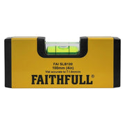 Faithfull Magnetic Mini Level 100mm Faithfull - Dynamic Drive