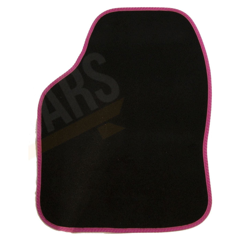 Saxon VR Cerise Embroidered Edging Car Mat Set (Front & Rear) Universal Sakura  - Dynamic Drive