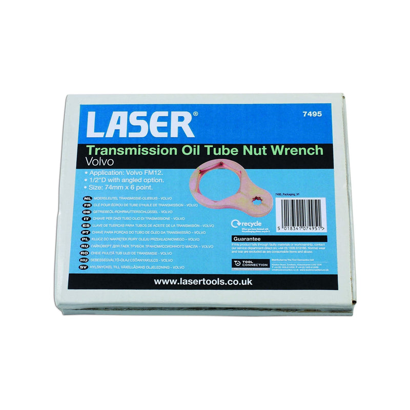 Laser Transmission Oil Tube Nut Wrench - for Volvo 7495 Laser - Dynamic Drive