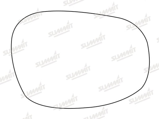 Summit Heated Base Plate With Blind Spot Mirror Glass fits BMW 3 Series 09 LHS Summit - Dynamic Drive