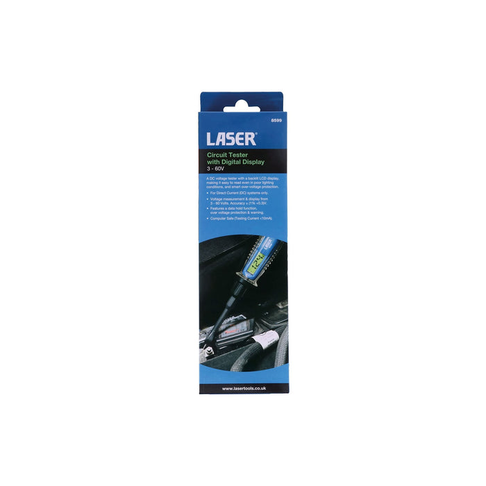 Laser Circuit Tester with Digital Display 3 60V 8599 Laser - Dynamic Drive