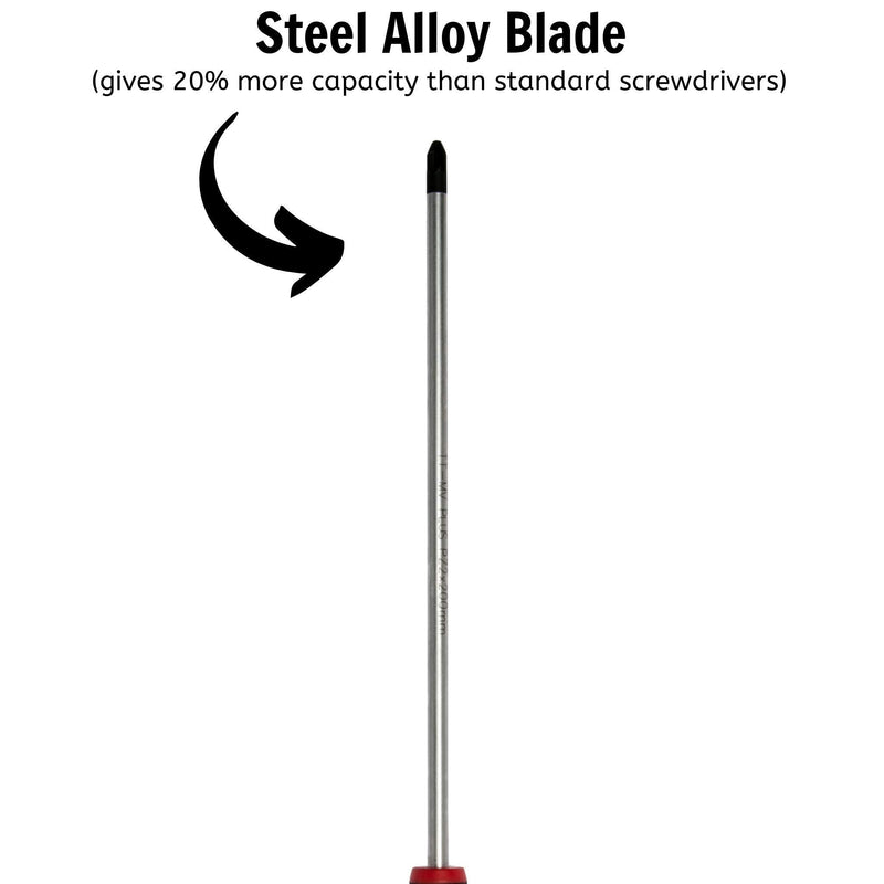 Teng Tools PZ Screwdriver PZ2 x 200mm M Teng Tools - Dynamic Drive
