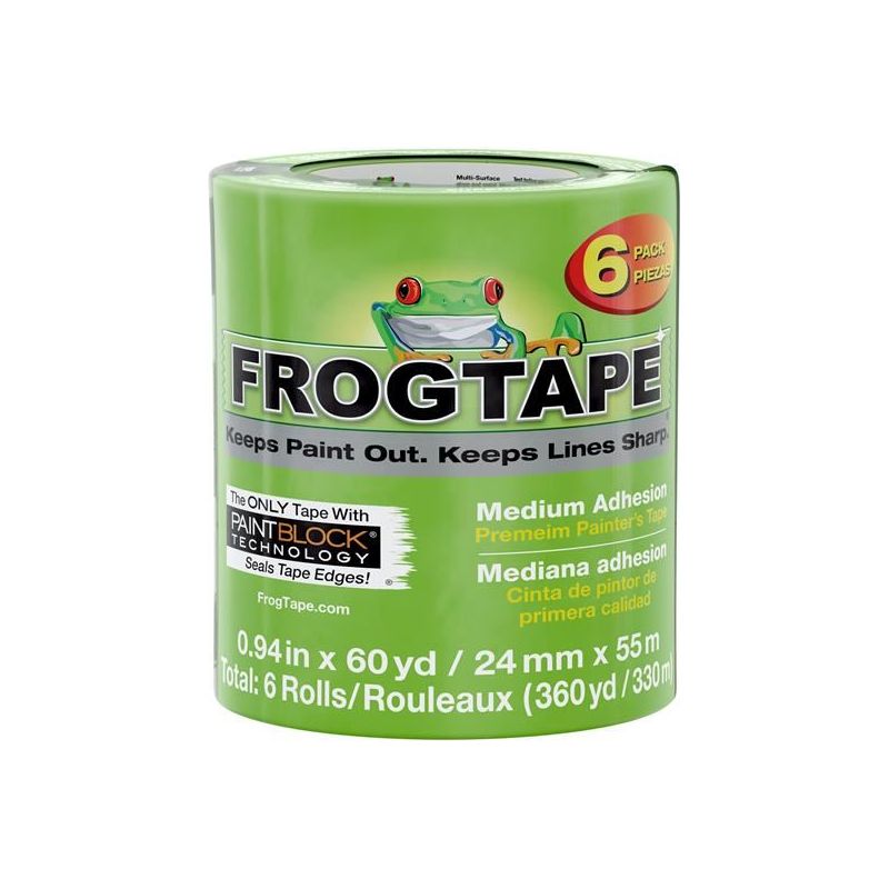 Shurtape FrogTape® Multi-Surface Masking Tape 24mm x 55m (6 Pack) Shurtape - Dynamic Drive