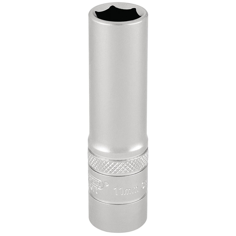 Draper HI-TORQ 6 Point Deep Socket, 3/8" Sq. Dr., 11mm 17544 Draper - Dynamic Drive