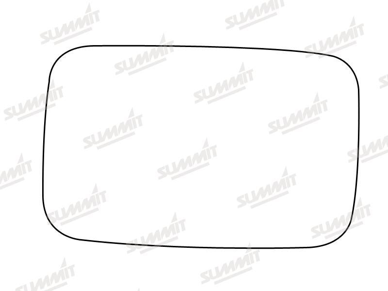 Summit Stick-On Anti Dazzle Mirror Glass fits BMW 3 5 Series LHS RHS Summit - Dynamic Drive