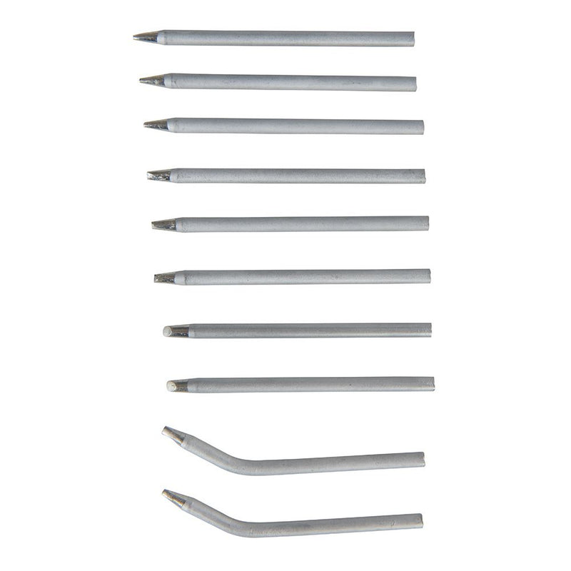 Silverline Soldering Iron Tips Set 10pce 40W 675071 Silverline  - Dynamic Drive