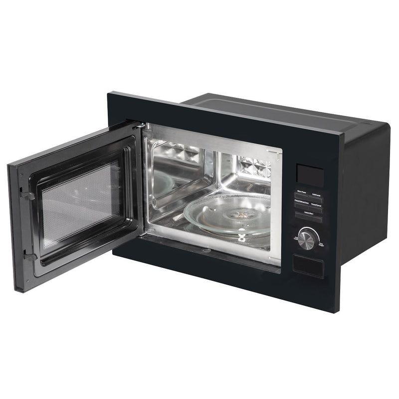 Baridi Integrated Microwave Oven with Grill 25L Capacity 900W - Black Baridi - Dynamic Drive