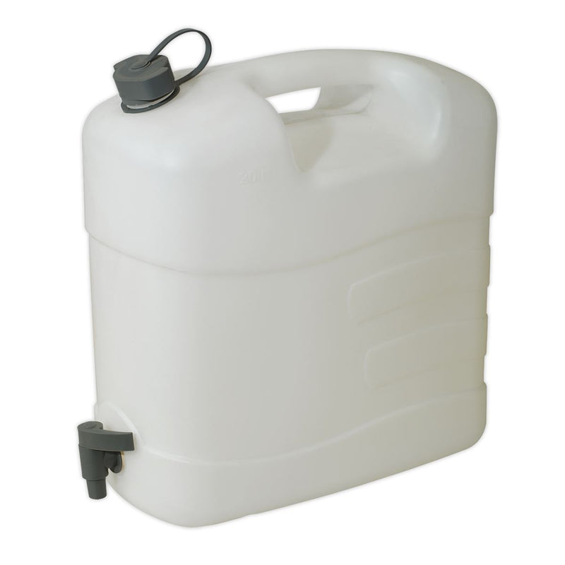 Sealey Fluid Container 20ltr with Tap WC20T Sealey  - Dynamic Drive