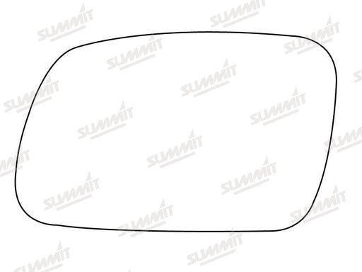 Summit Stick-On Standard Mirror Glass fits Peugeot 307 LHS Summit - Dynamic Drive