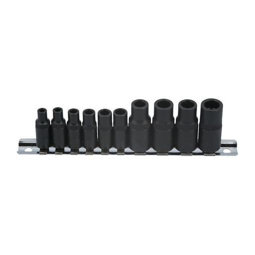 Laser Tap Socket Set 3/8"D, 1/4"D 10pc 7901 Laser - Dynamic Drive