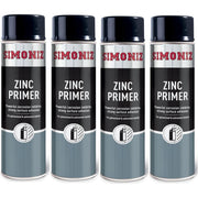 4x Simoniz Zinc Metal Primer Auto Car Spray Paint 500ml Aerosol SIMP10D Simoniz - Dynamic Drive