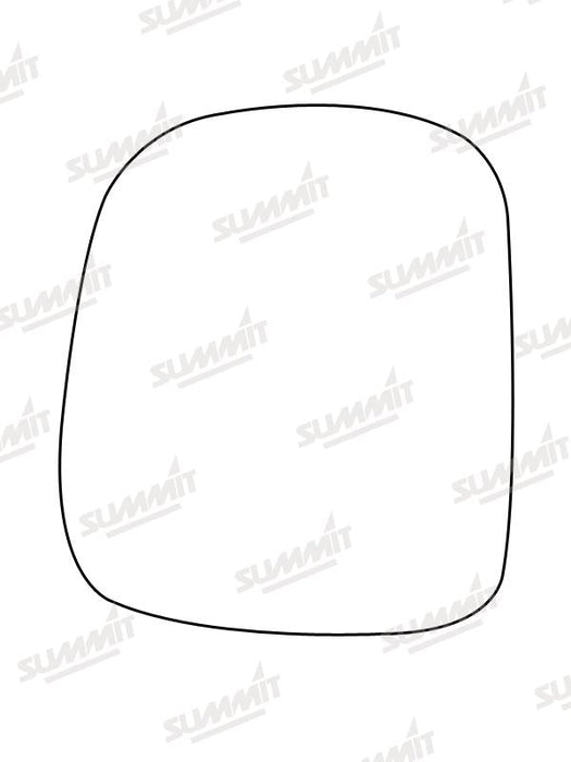 Summit Stick-On Standard Mirror Glass fits Nissan Serena RHS Summit - Dynamic Drive