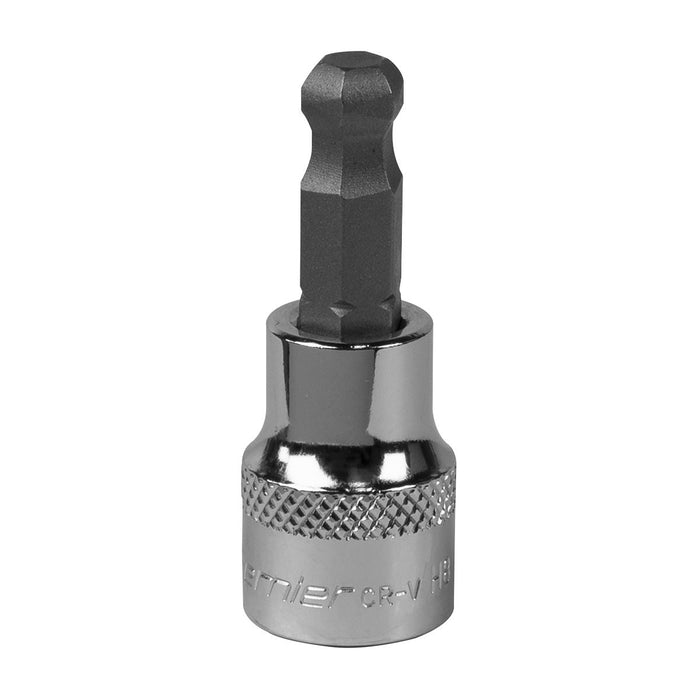 Sealey Ball-End Hex Socket Bit 8mm 3/8"Sq Drive SBBH006 Sealey - Dynamic Drive