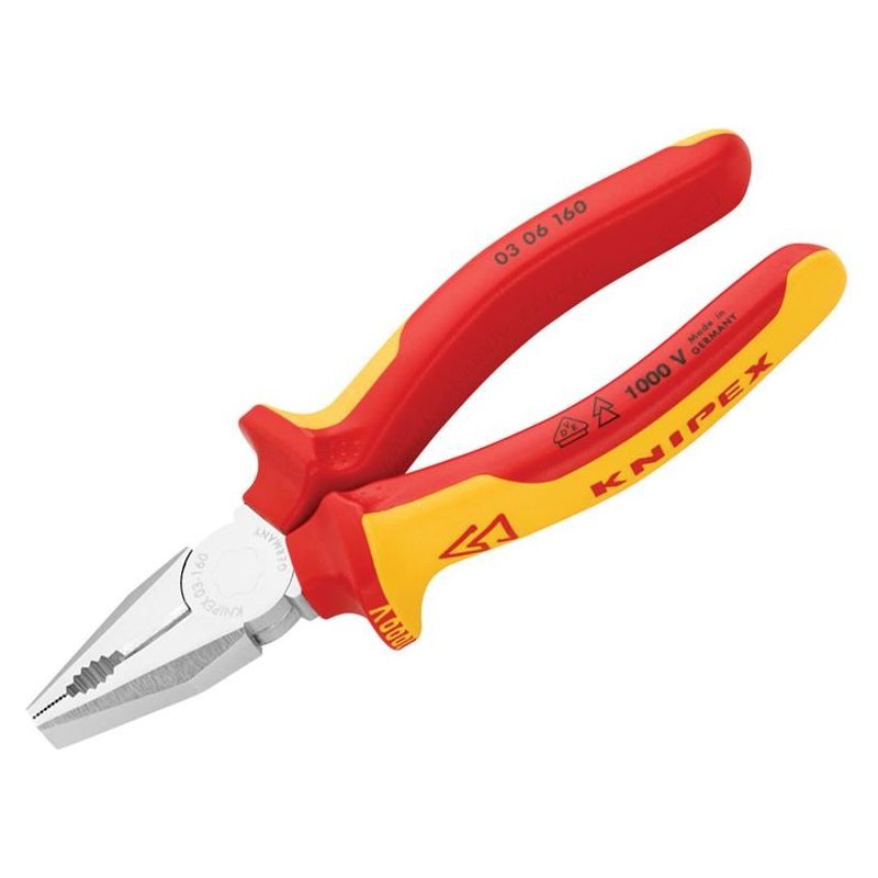 Knipex VDE Combination Pliers 160mm Knipex - Dynamic Drive