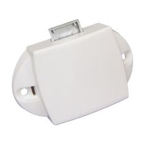 Push Button Lock White 1 Side Opening 804950 UK Camping And Leisure - Dynamic Drive