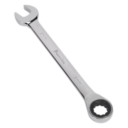 Sealey Ratchet Combination Spanner 18mm RCW18 Sealey - Dynamic Drive