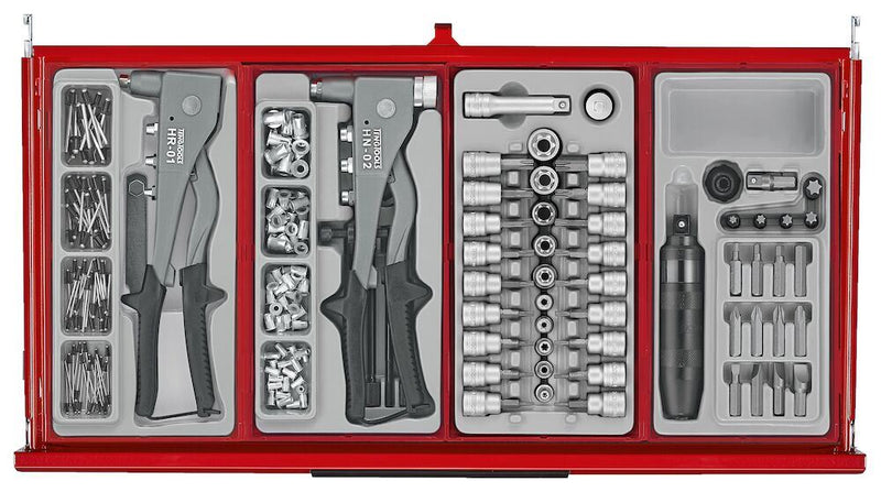 Teng Tools 26" PRO35™ stack tool kit 753 pieces red Town Tools - Dynamic Drive