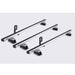 Summit Commercial 3 x Aluminium Fixed Point Roof Bars Rack 1.7m SULC-011 Summit - Dynamic Drive