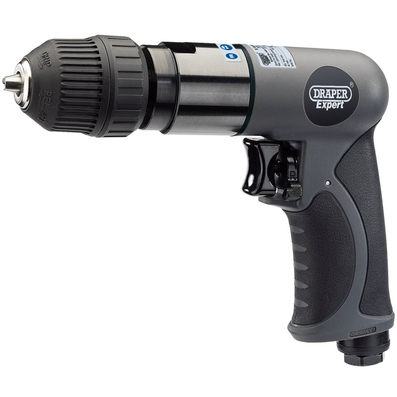 Draper Composite Reversible Keyless Air Drill, 10mm 14258 Draper - Dynamic Drive