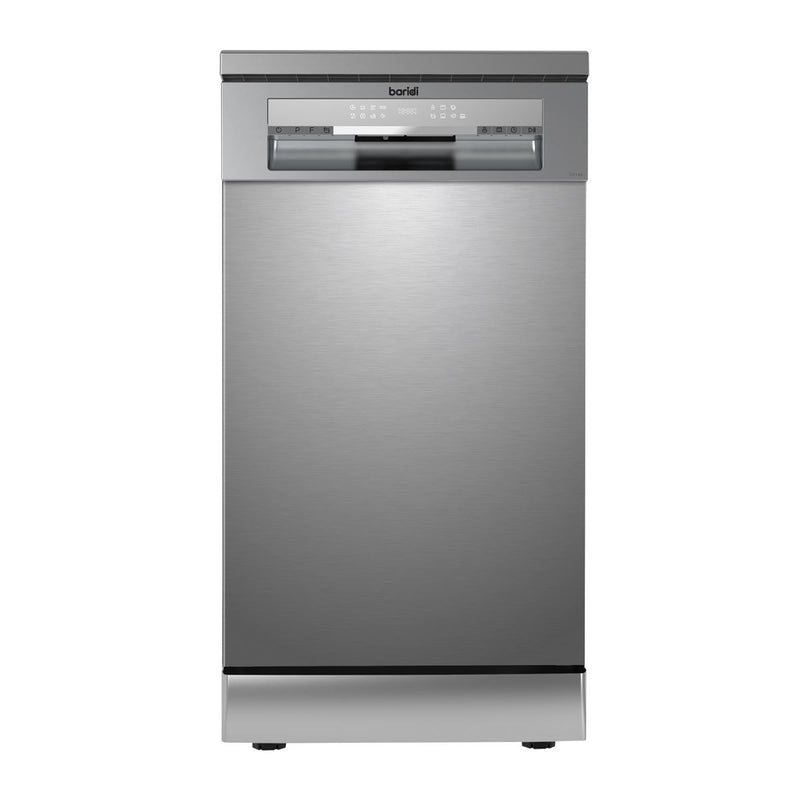 Baridi Slimline Freestanding Dishwasher 45cm Wide 10 Place Settings - Silver Baridi - Dynamic Drive
