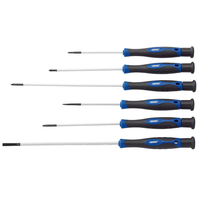 Draper Extra Long Precision Screwdriver Set (6 Piece) 28119 Draper - Dynamic Drive