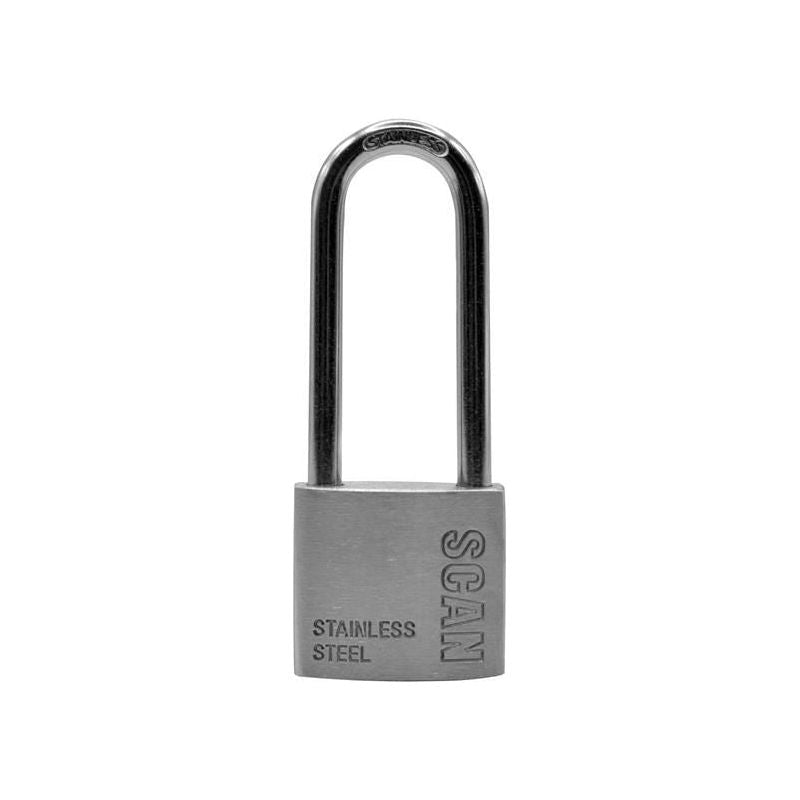 Scan Stainless Steel Padlock 38mm Long Shackle Scan - Dynamic Drive