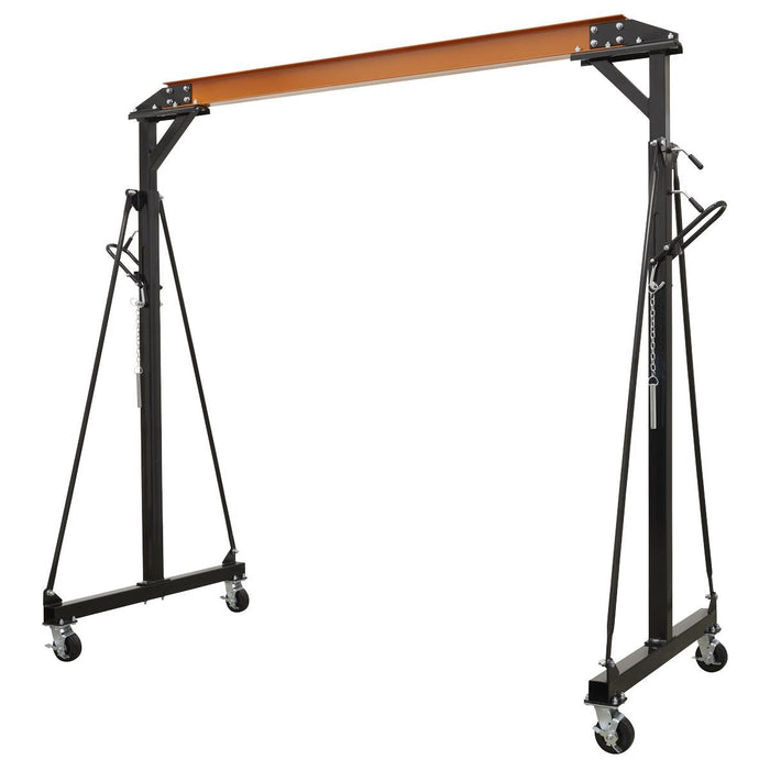 Sealey Portable Lifting Gantry Crane Adjustable 1 Tonne SG1000 Sealey - Dynamic Drive