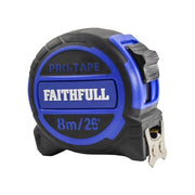 Faithfull Pro Tape Measure 8m/26ft (Width 32mm) Faithfull - Dynamic Drive