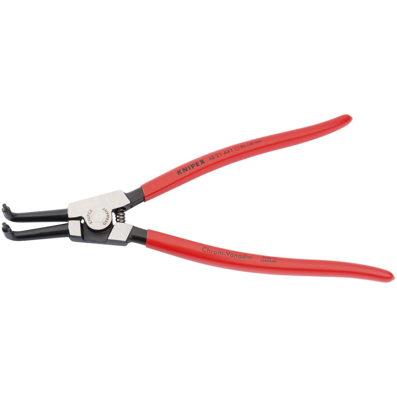 Draper Knipex 46 21 A41 A41 Bent External Circlip Pliers, 85 - 140mm 80925 Draper - Dynamic Drive
