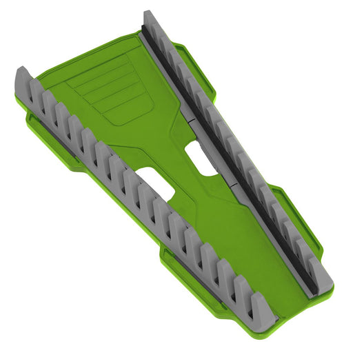 Sealey Reversible Spanner Rack 16pc Hi-Vis Green WR11HV Sealey - Dynamic Drive