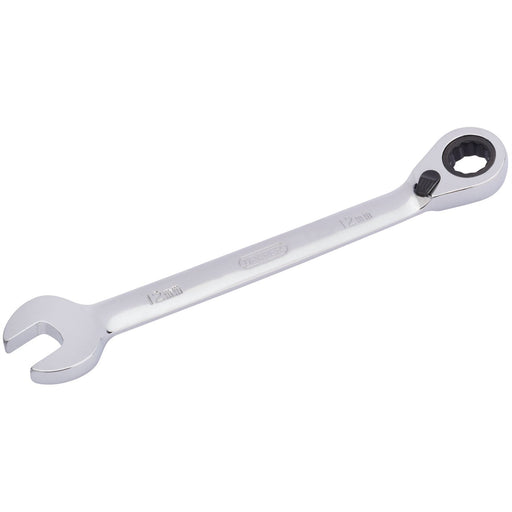Draper HI-TORQ Metric Reversible Ratcheting Combination Spanner, 12mm Draper - Dynamic Drive