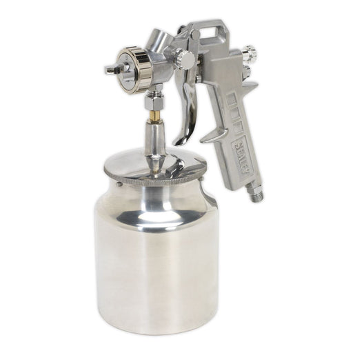 Sealey Spray Gun Suction Feed General-Purpose 1.5mm Set-Up SSG2 Sealey - Dynamic Drive