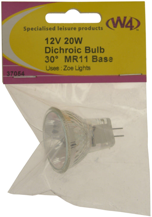 W4 Mr11 Dichroic Bulb 12V 20W 37054 W4 - Dynamic Drive