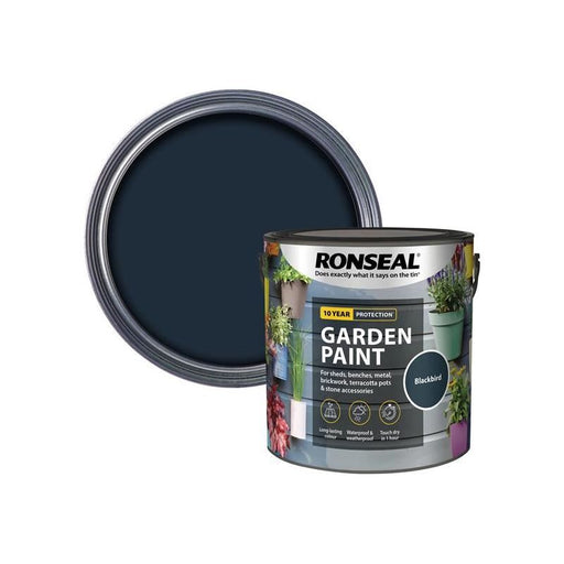 Ronseal Garden Paint Blackbird 2.5 litre Ronseal - Dynamic Drive